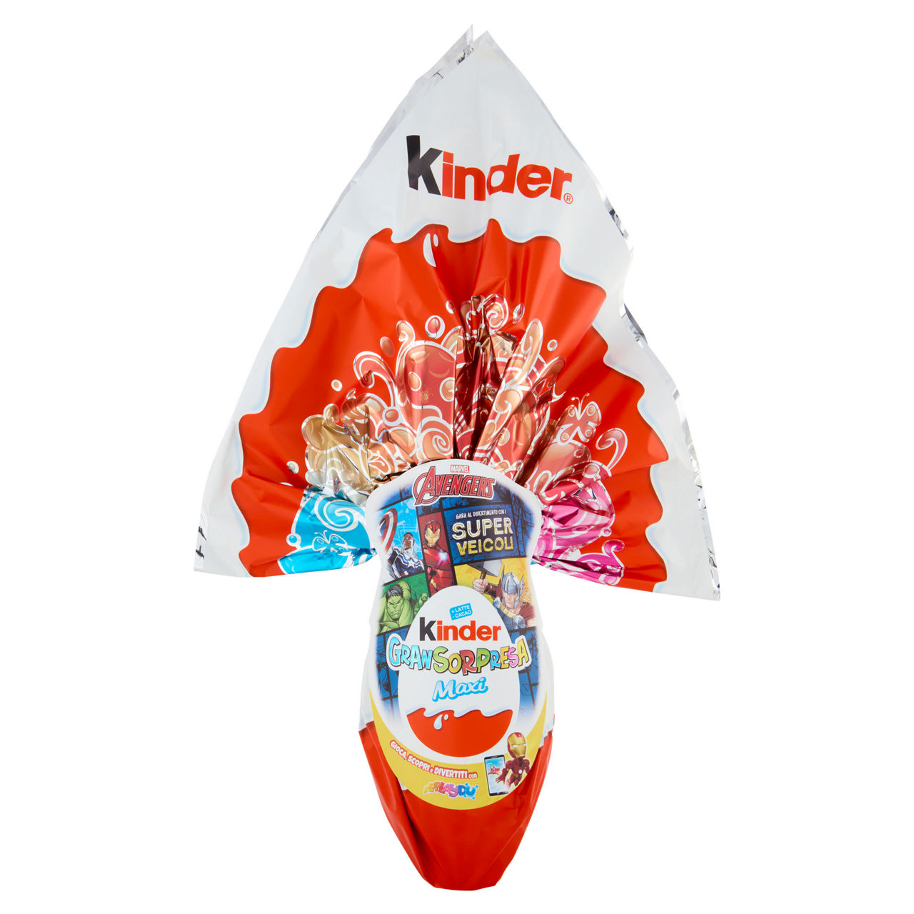 Uovo di cioccolato marvel vehicles 220 gr