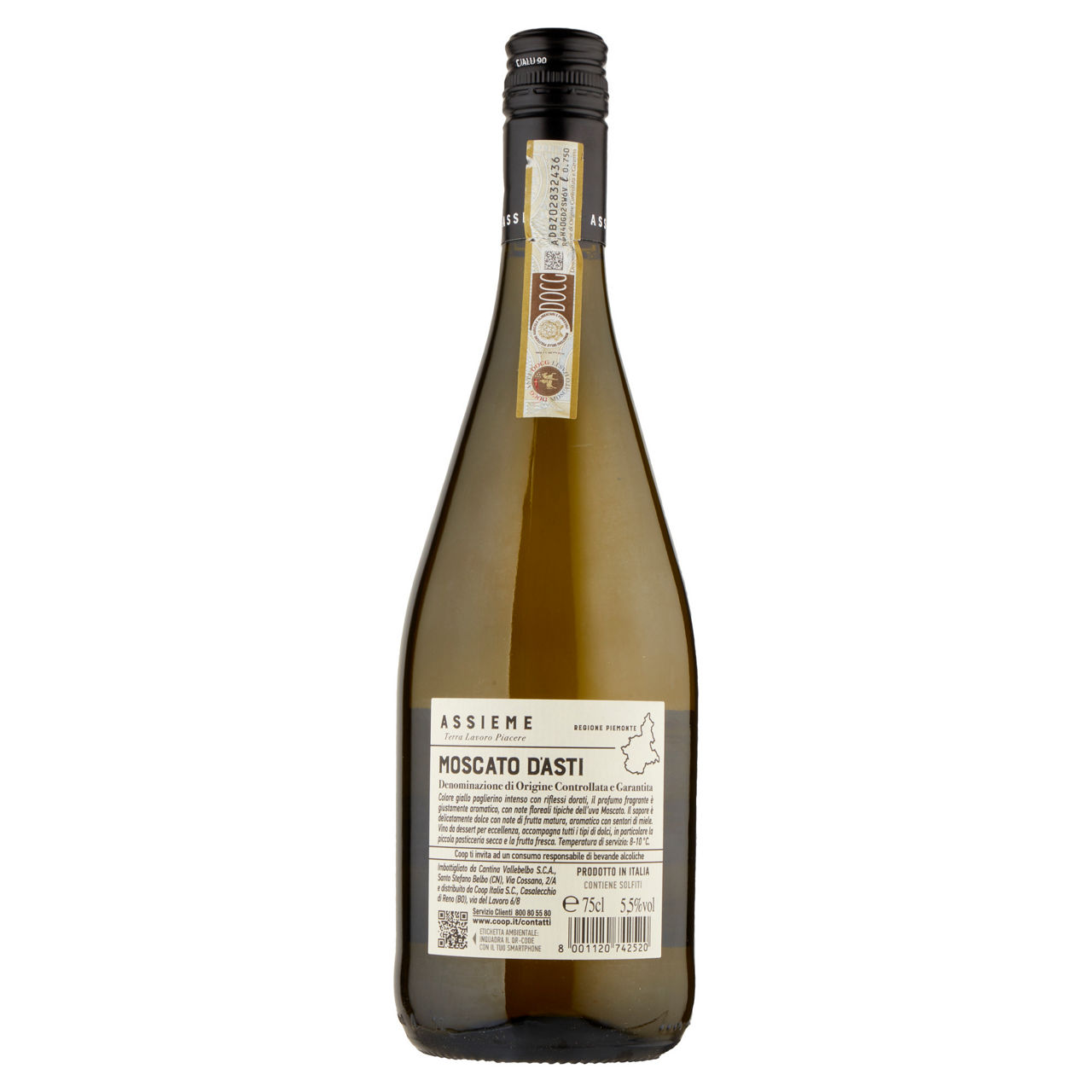 MOSCATO D'ASTI DOCG COOP ASSIEME ML 750 - Immagine 21