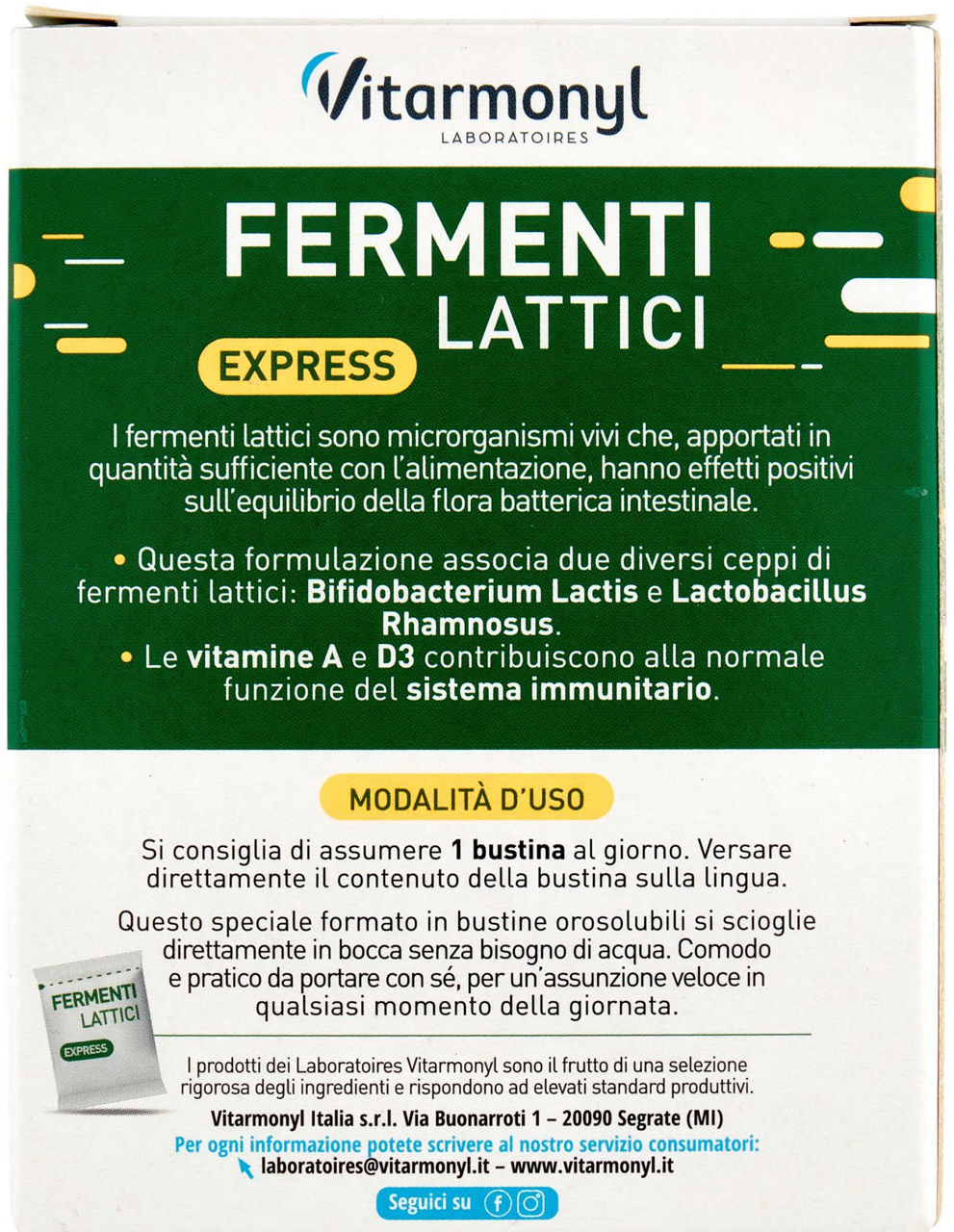 FERMENTI LATTICI EXPRESS VITARMONYL GR.14 - 2