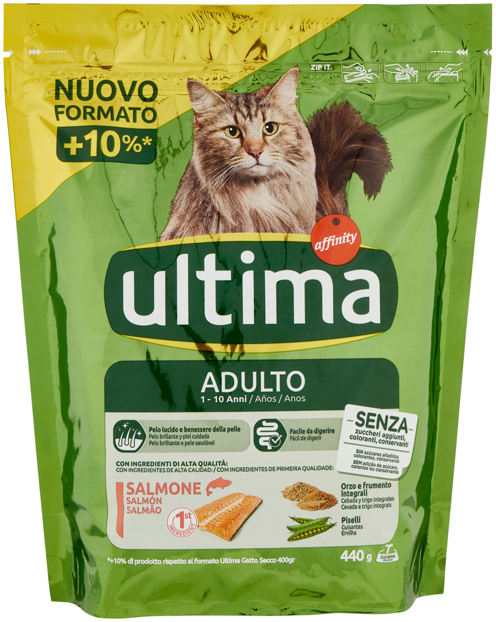 Secco gatto ultima salmone e riso g 440