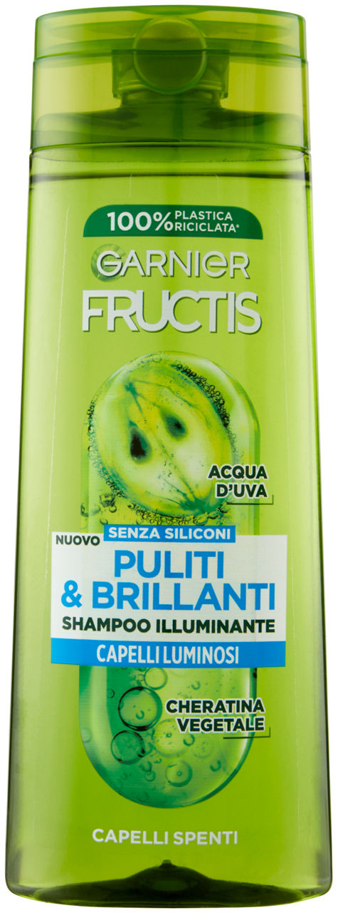 Shampoo garnier fructis puliti&brillanti ml 250