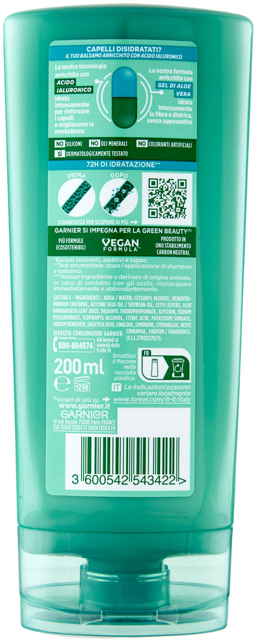 BALSAMO GARNIER FRUCTIS ALOE HYDRA BOMB ML 200 - Immagine 21