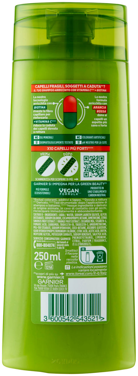 Shampoo fortificante vitamine e forza 250 ml - Immagine 21