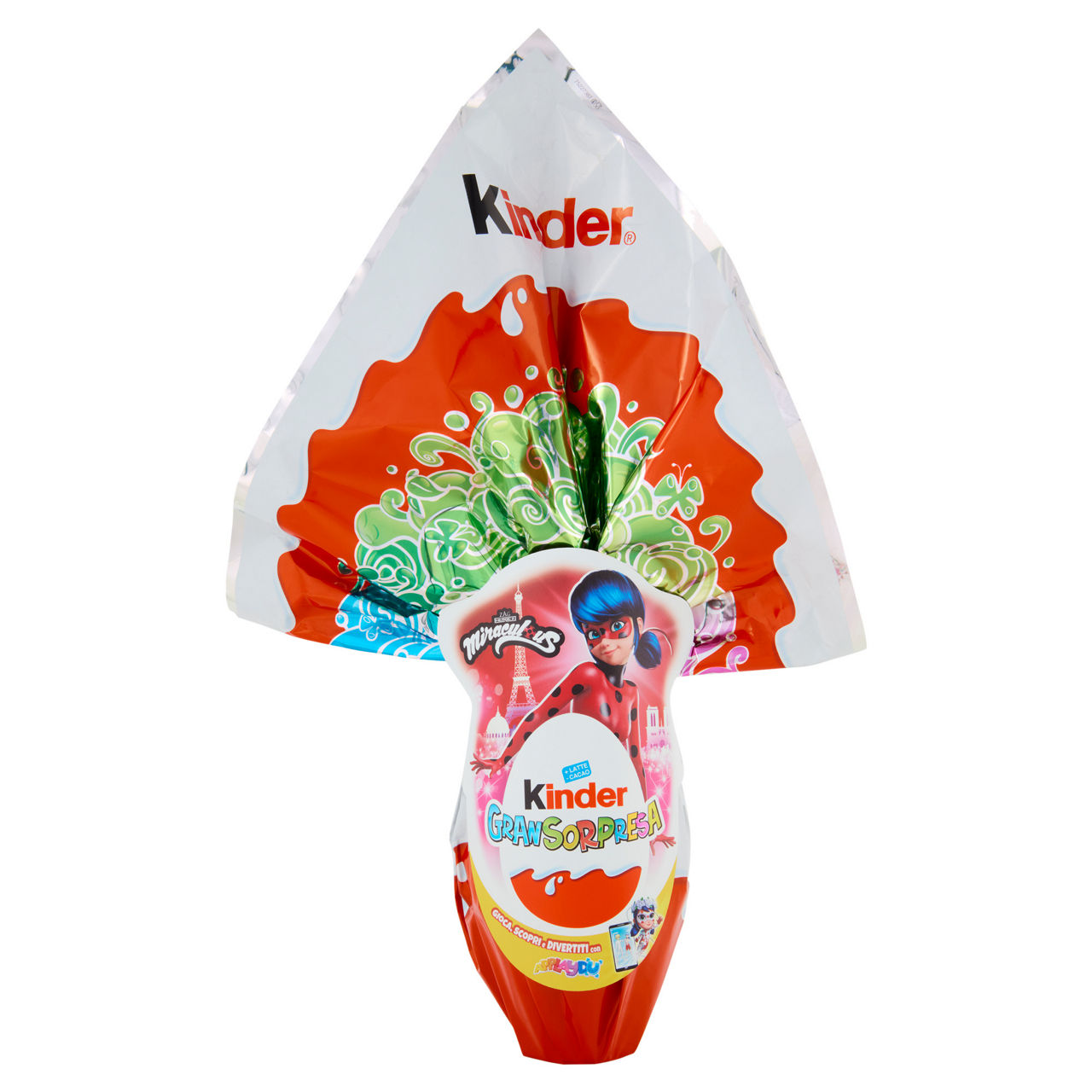 Uovo di cioccolato miraculous 150 gr