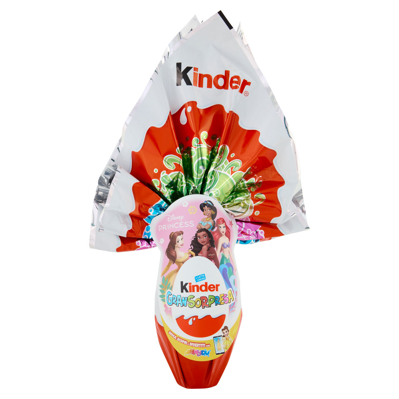 Uovo di cioccolato disney princess 150 gr