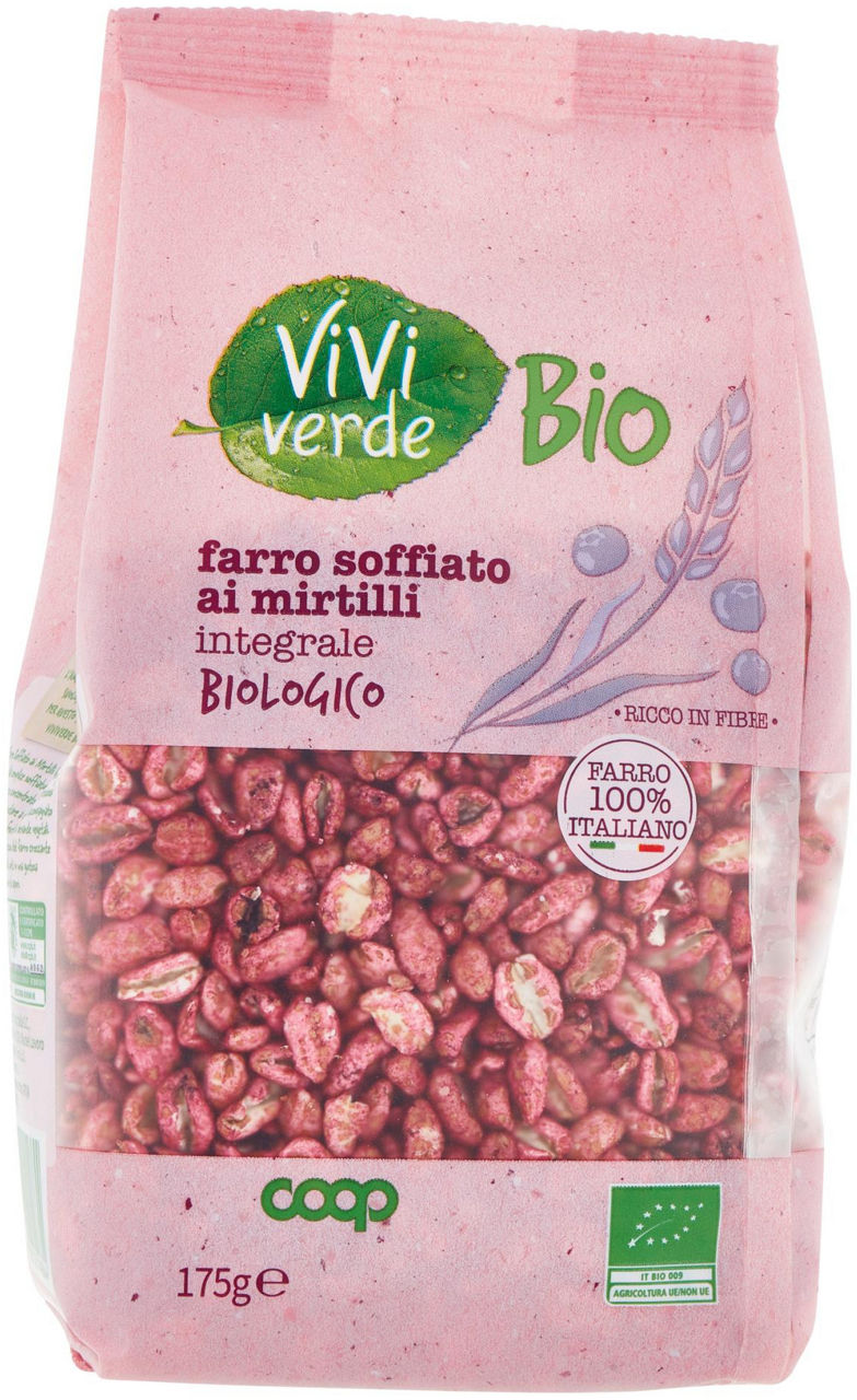 FARRO SOFFIATO INTEGRALE AI MIRTILLI BIO VIVI VERDE COOP SACCHETTO G 175 - Immagine 21