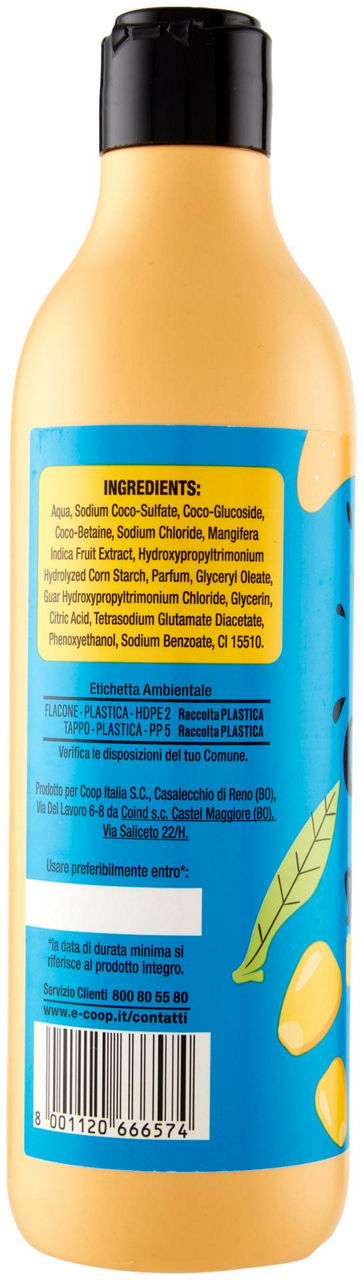 SHAMPOO LISCIANTE MANGO E AMIDO DI MAIS CHIRINGUITO COOP ML 300 - Immagine 11