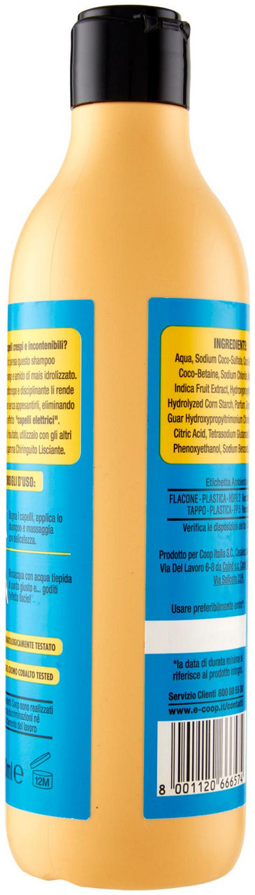 SHAMPOO LISCIANTE MANGO E AMIDO DI MAIS CHIRINGUITO COOP ML 300 - Immagine 21