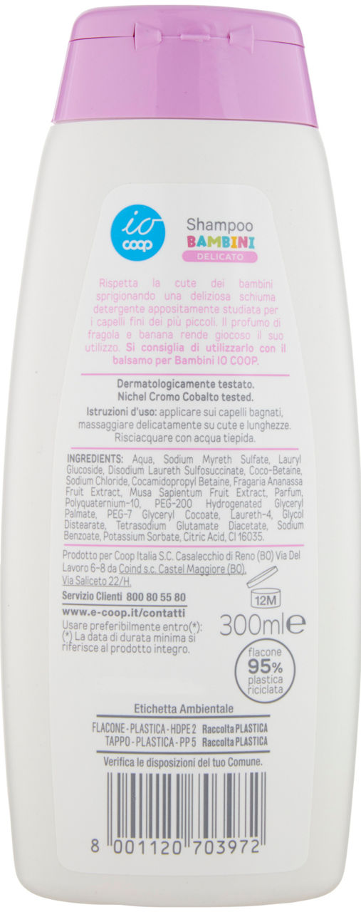 SHAMPOO BAMBINI DELICATO IO COOP ML 300 - Immagine 21