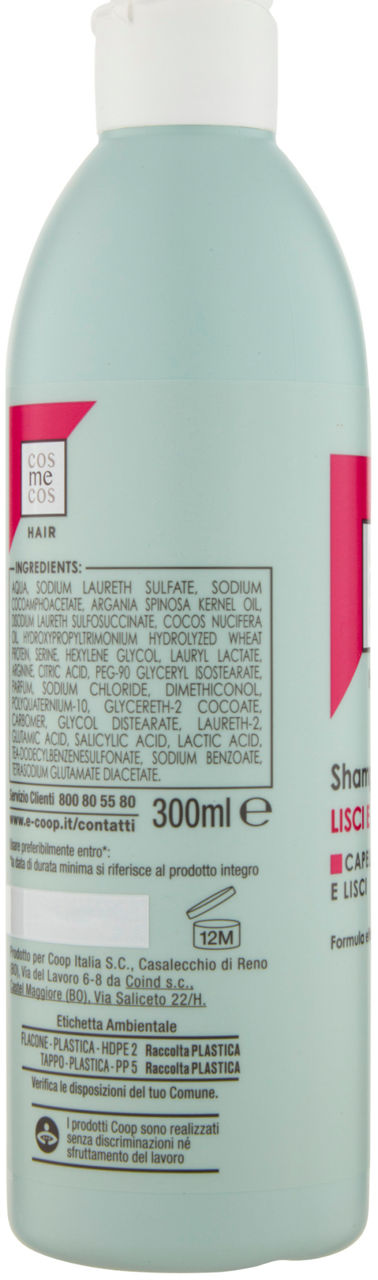 SHAMPOO LISCI E MORBIDI COSMECOS HAIR COOP ML 300 - Immagine 11