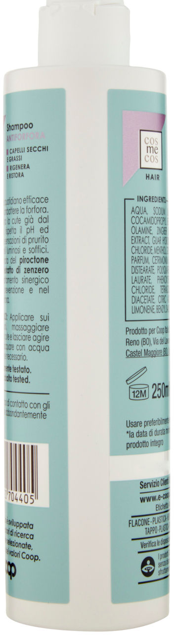 SHAMPOO ANTIFORFORA COSMECOS HAIR COOP ML 250 - 2