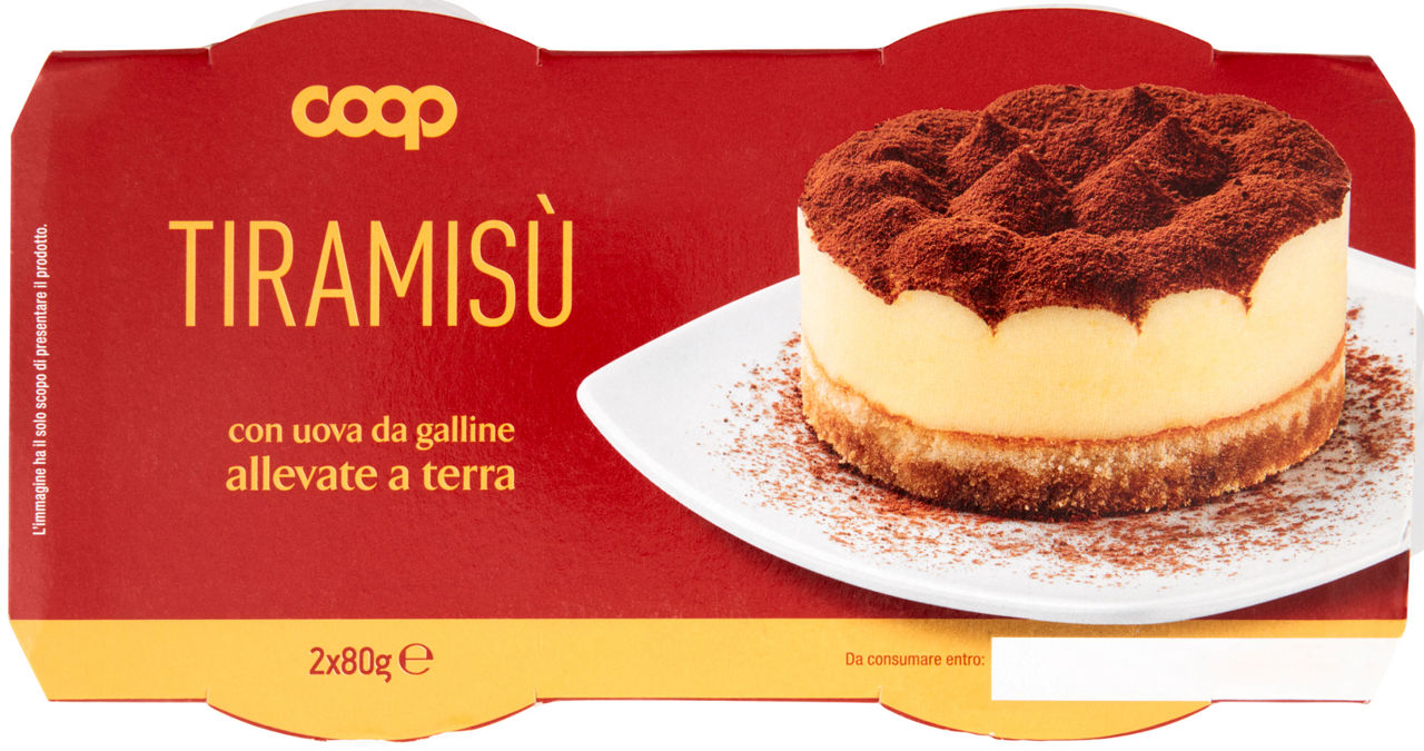 Tiramisù 2 pz da 80 gr