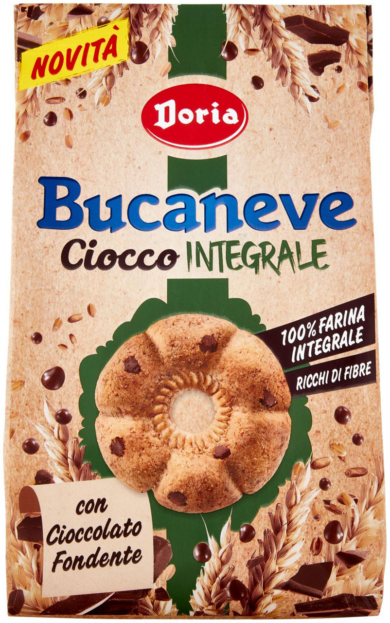 Biscotti bucaneve ciocco integrale 300 gr