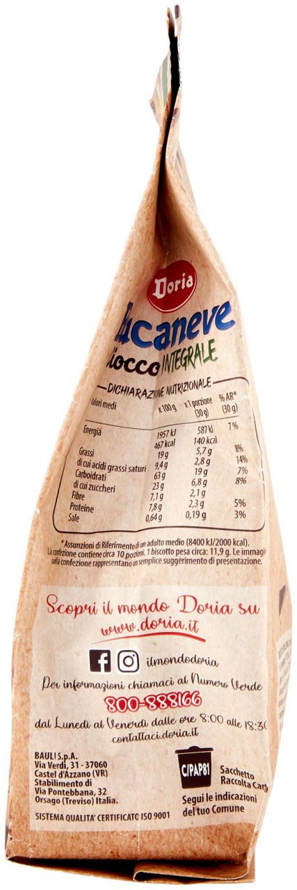 Biscotti bucaneve ciocco integrale 300 gr - Immagine 31