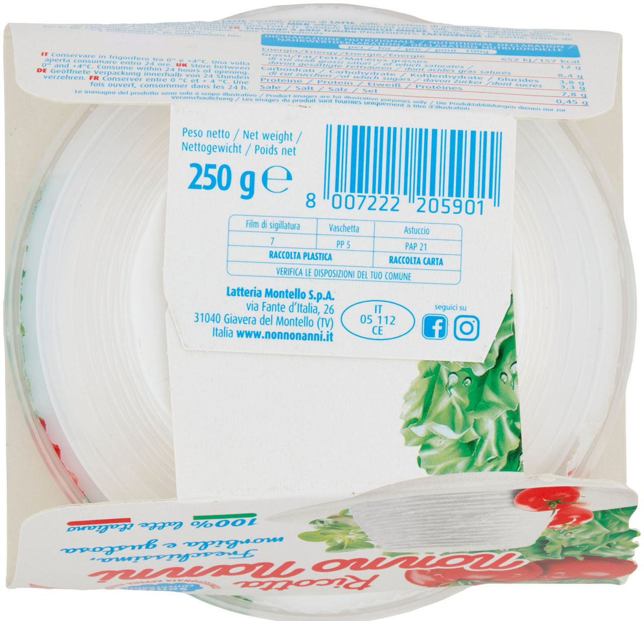 Ricotta 250 gr - Immagine 21