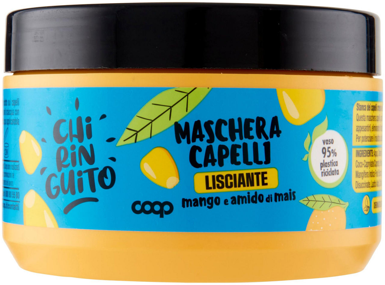 MASCHERA CAPELLI LISCIANTE MANGO E AMIDO DI MAIS CHIRINGUITO COOP ML 350 - Immagine 51