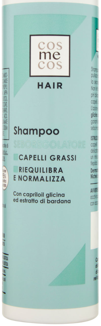 Shampoo seboregolatore cosmecos hair coop ml 250