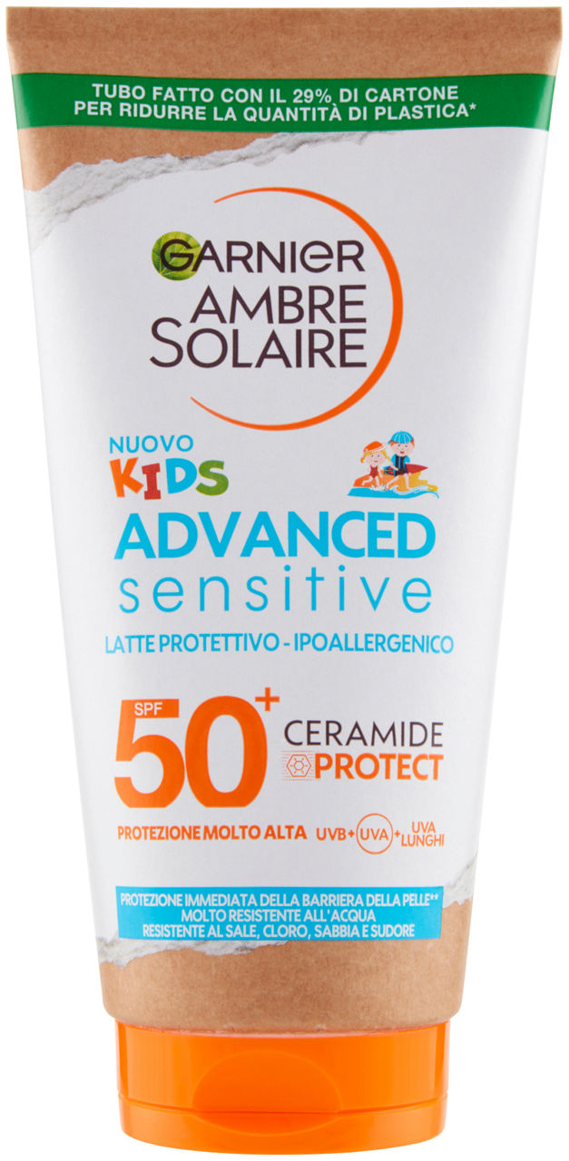 Latte solare kid advanced sensitive spf 50+ molto alta ml 175