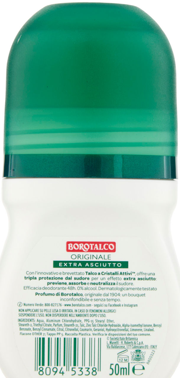 DEODORANTE ROLL-ON BOROTALCO ORIGINALE ML 50 - Immagine 21