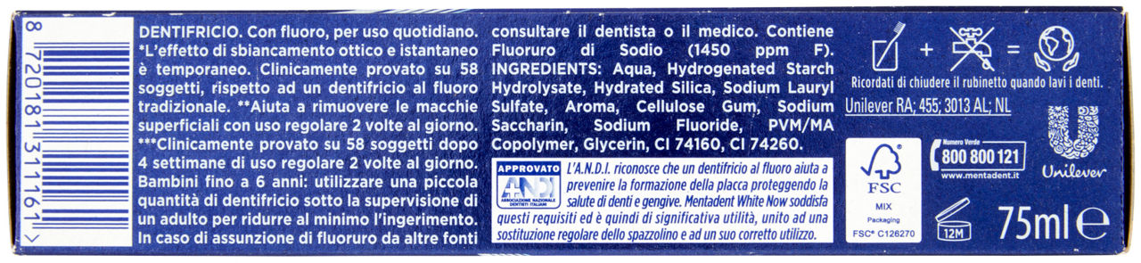 Dentifricio white now antimacchia 75 ml - Immagine 51