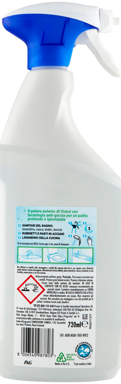 Detergente anticalcare spray igienizzante 720 ml - Immagine 21