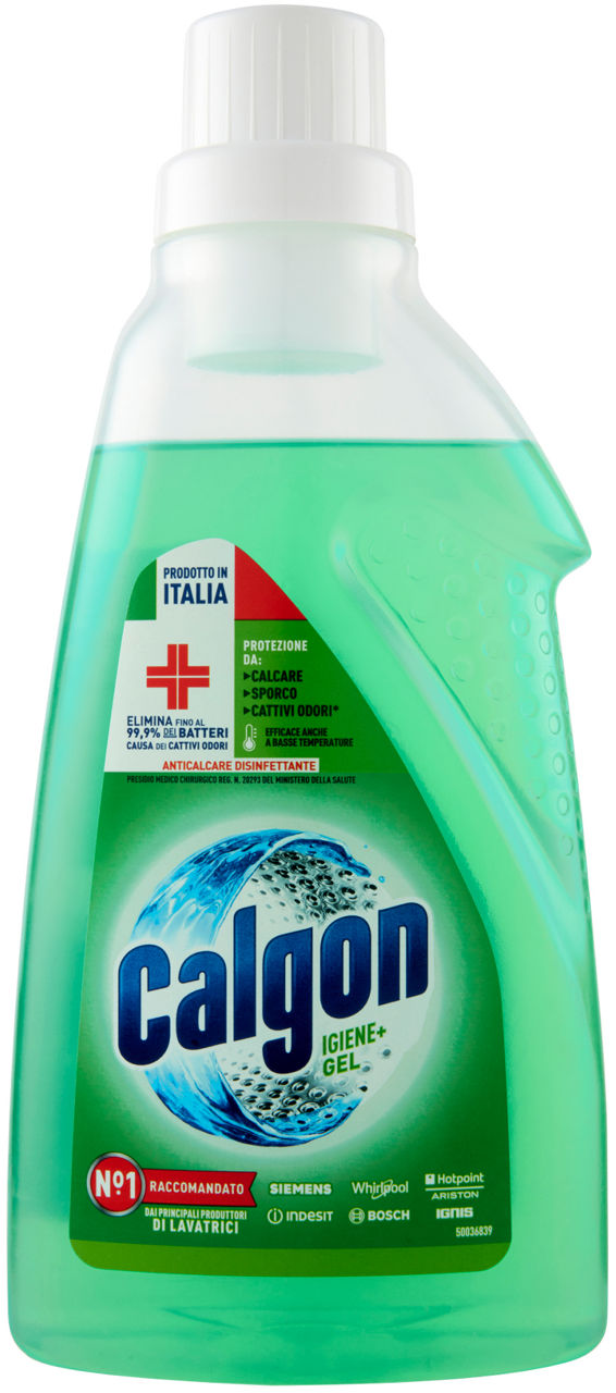 Anticalcare per lavatrice calgon gel hygiene +  ml750