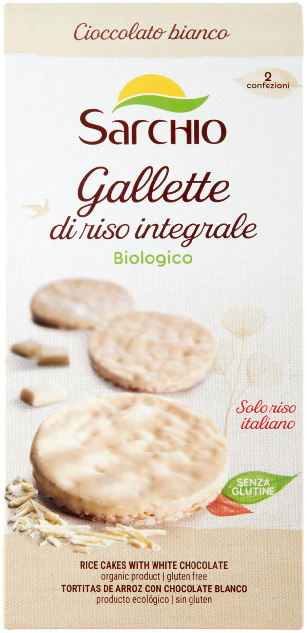 GALLETTE CIOCCOLATO BIANCO SENZA GLUTINE BIOLOGICHE SARCHIO SCATOLA GR.100 - 0
