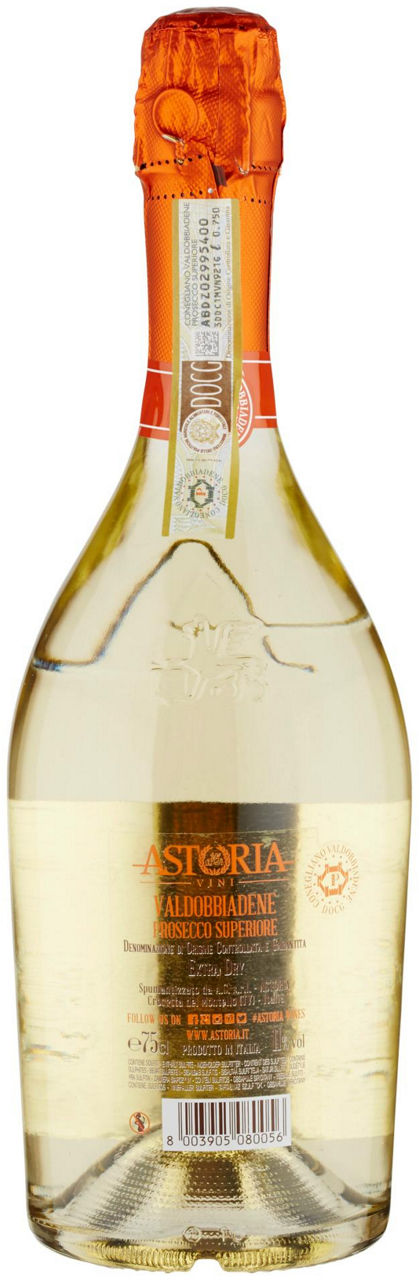 Spumante valdobbiadene prosecco superiore docg extra dry 750 ml - Immagine 21