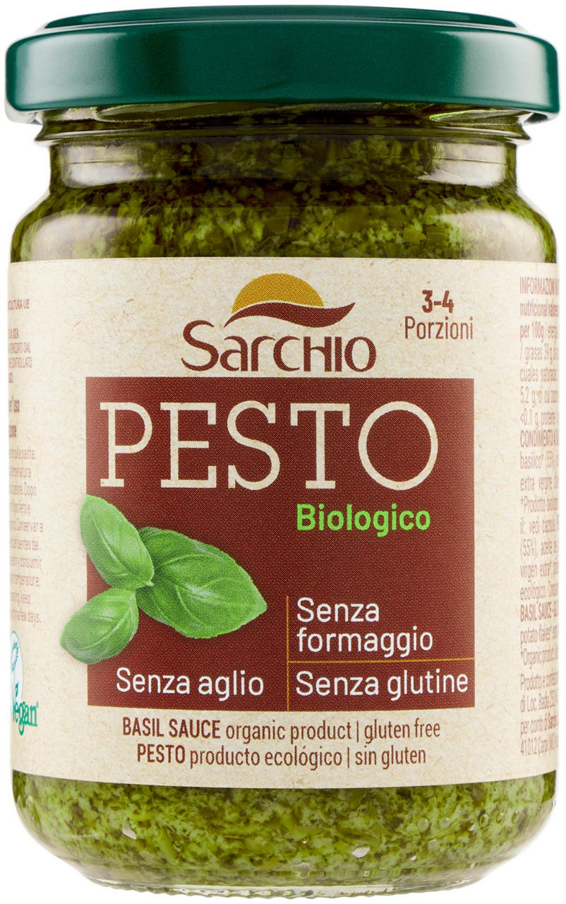 Pesto bio 130gr.sarchio s-gut