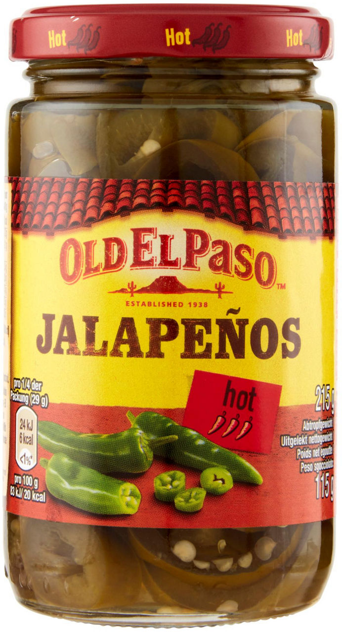 Peperonicni Jalapeños hot 215 g - 0