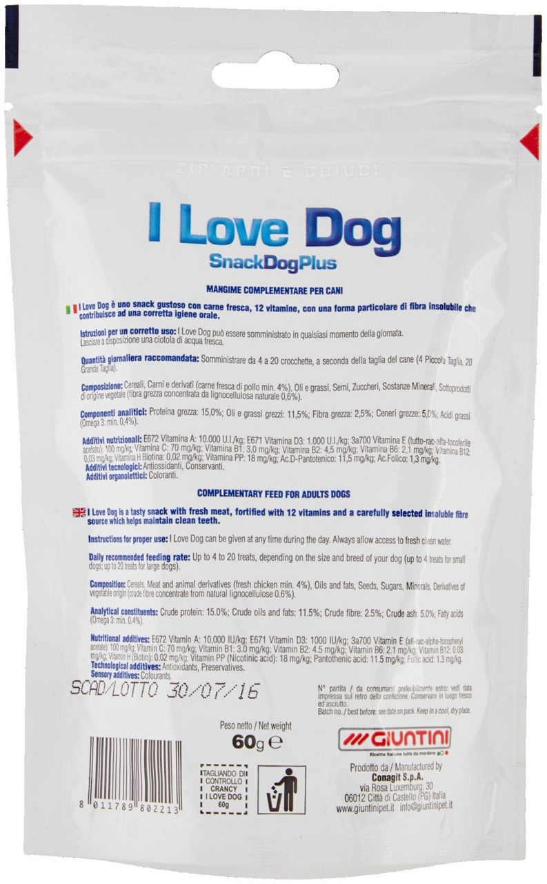 I LOVE DOG CRANCY 60G - Immagine 21