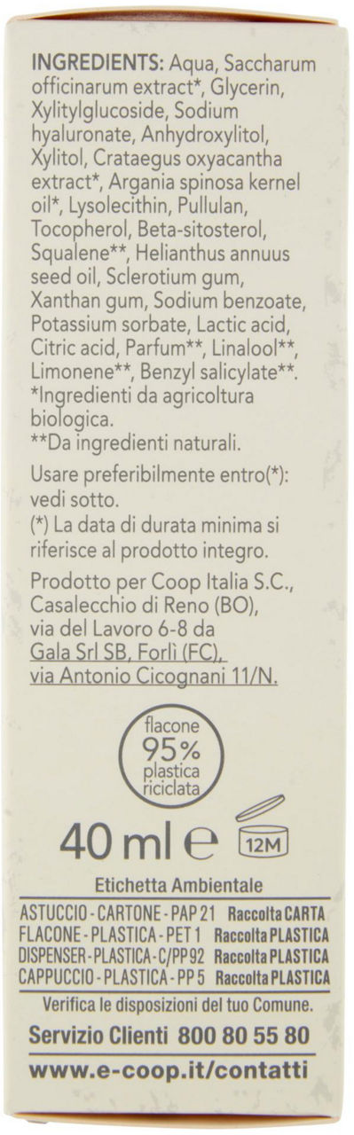 SIERO VISO E CONTORNO OCCHI IDRATANTE PROTETTIVO VIVI VERDE COOP ML 40 - Immagine 11