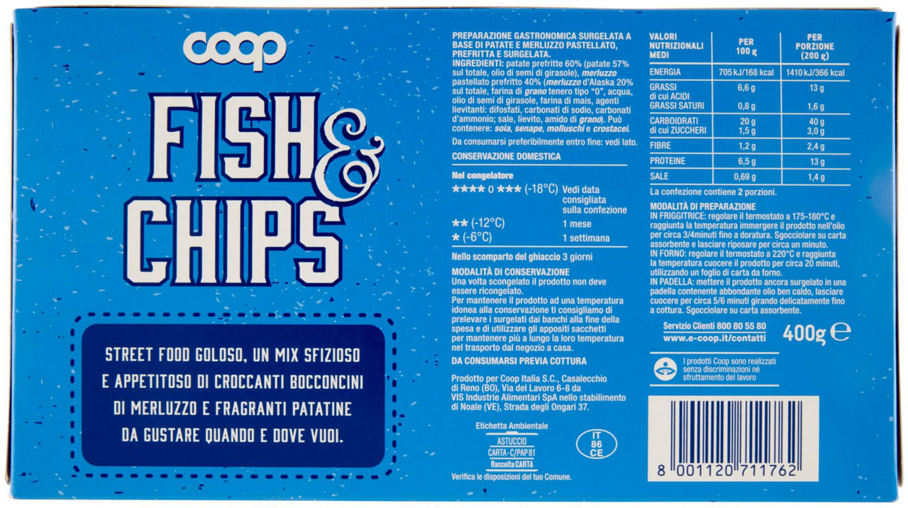 FISH AND CHIPS COOP SURG. G 400 - 2
