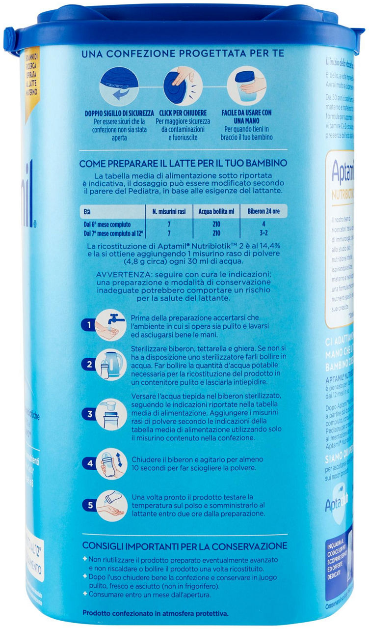 Latte di proseguimento 2 in polvere 830 gr - Immagine 61