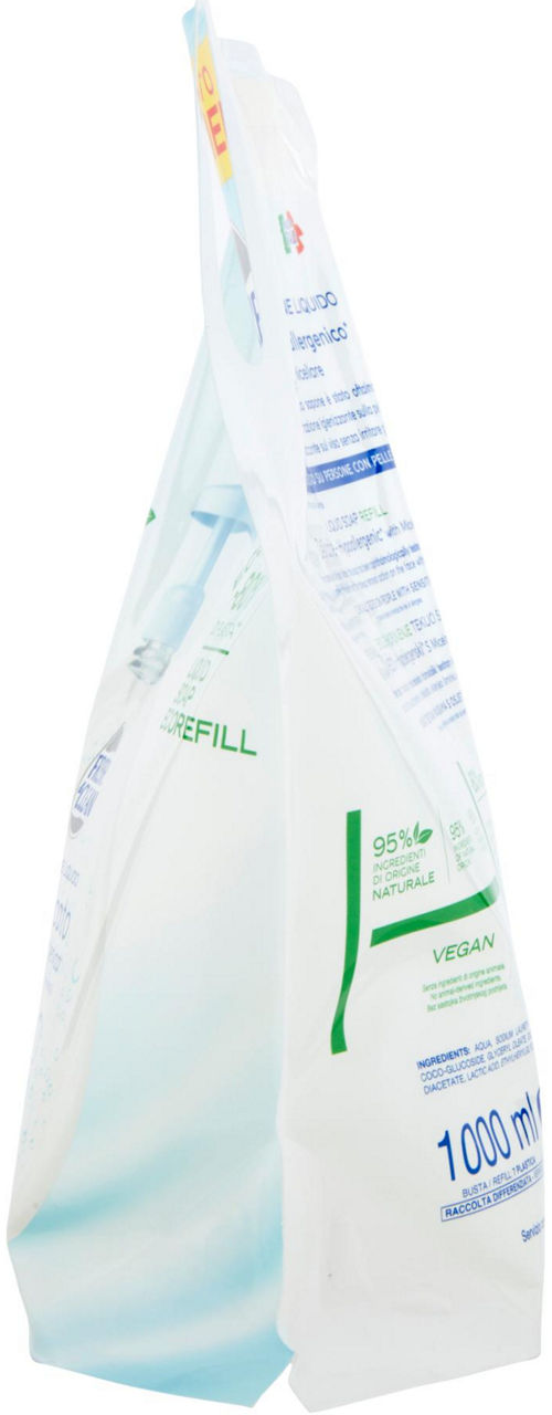 SAPONE LIQUIDO FRESH&CLEAN IPOALLERGENICO DELICATO ACQUA MIC.ECORICARICA L 1 - Immagine 31