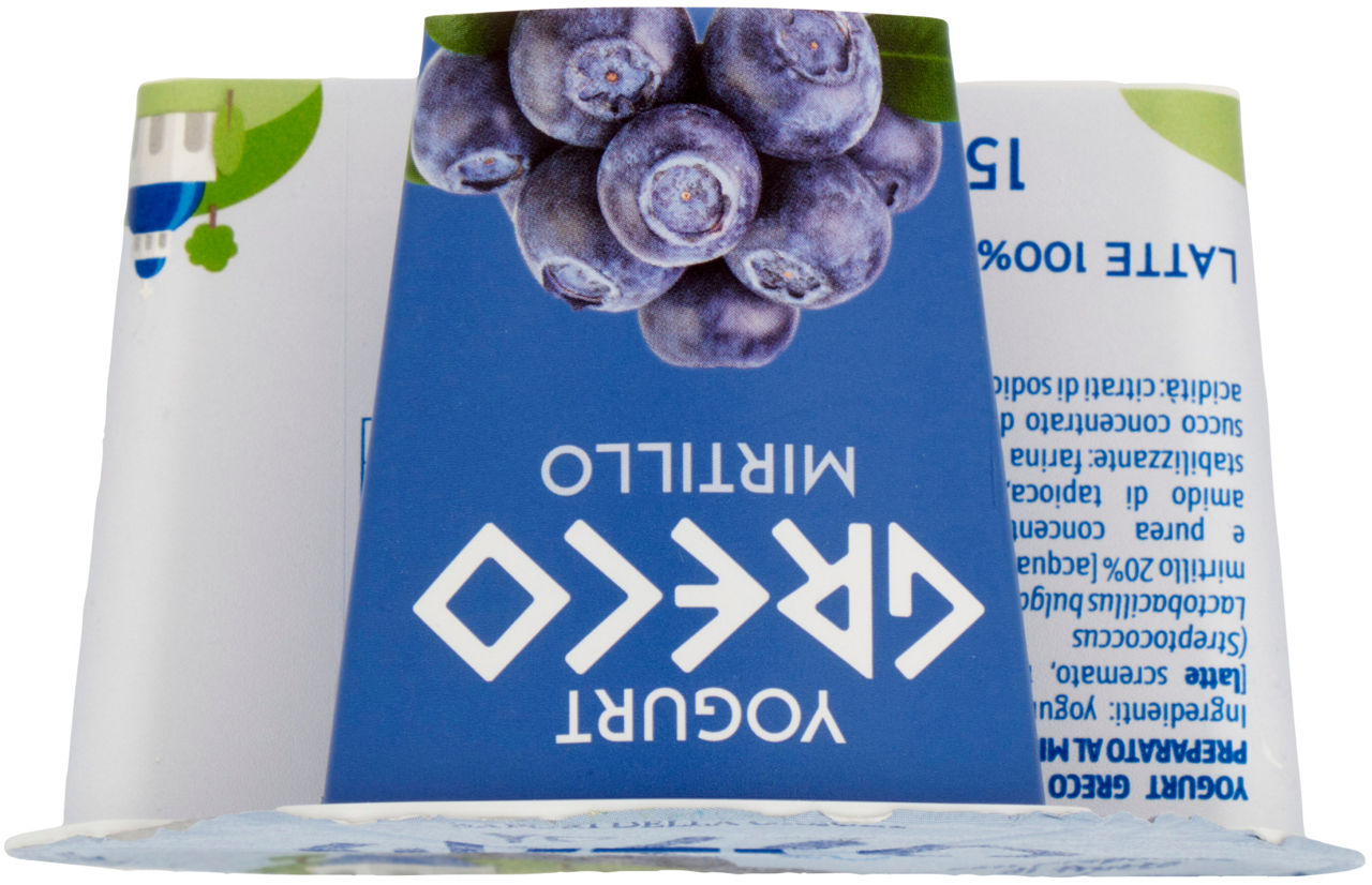 Yogurt greco al mirtillo zero grassi 150 gr - Immagine 41