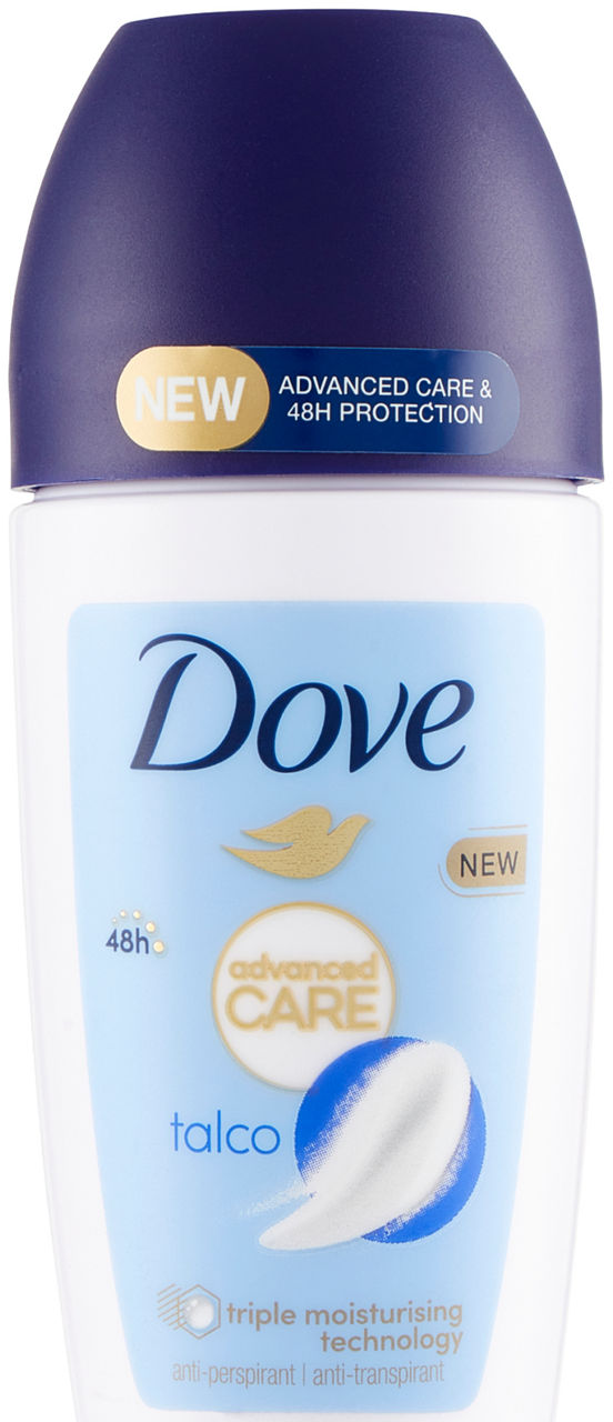 Deodorante dove roll on advanced care talco ml 50
