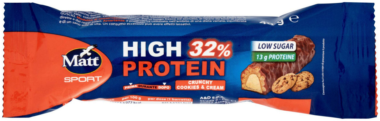 Barretta high protein cookies & cream matt g 40
