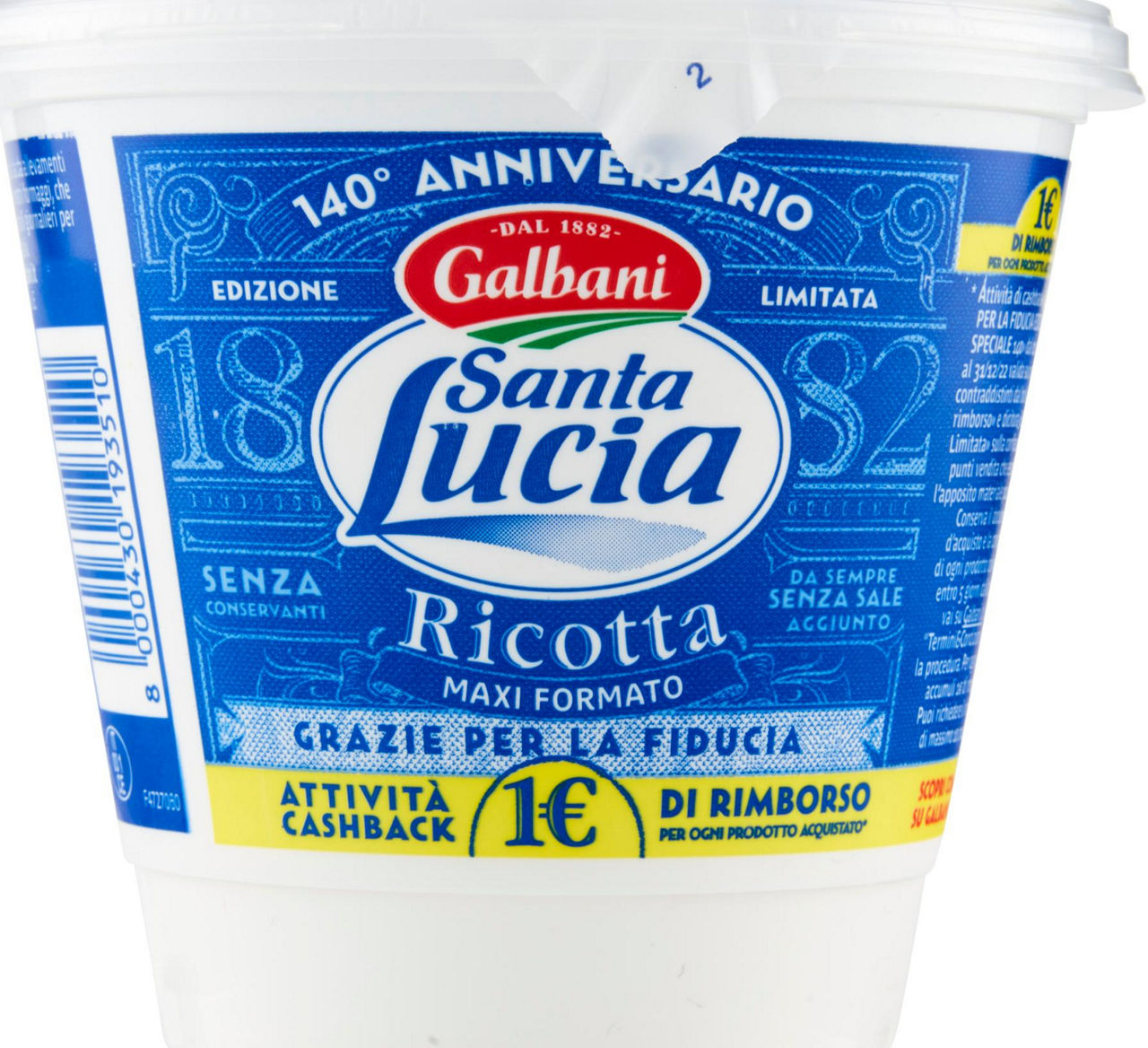 RICOTTA S.LUCIA GALBANI  G 450 - Immagine 51