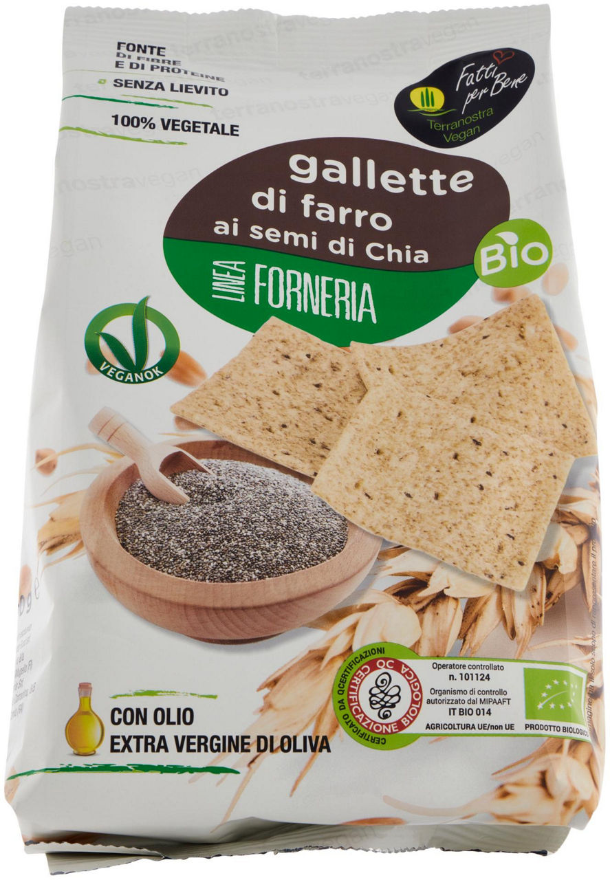 GALLETTE AI SEMI DI CHIA GR 200 - Immagine 01