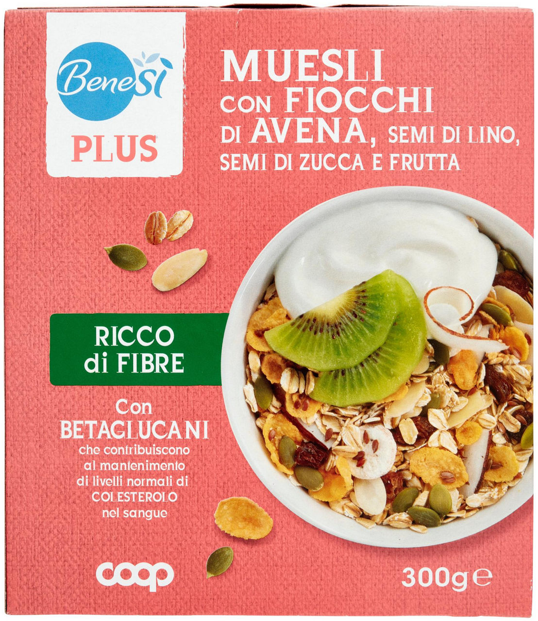 Muesli con fiocchi di avena, semi di lino, semi di zucca e frutta 300 g - Immagine 21