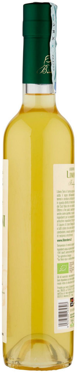 Liquore di limoni biologico 25 gradi ml 500 - 3