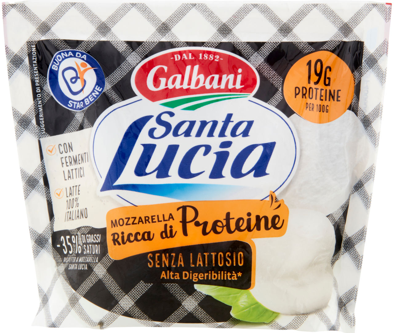 Mozzarella proteica senza lattosio 100 gr