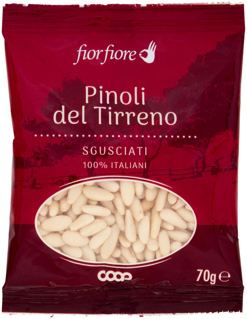 Pinoli del Tirreno sgusciati 100% Italiani Fiorfiore 70 g - 1