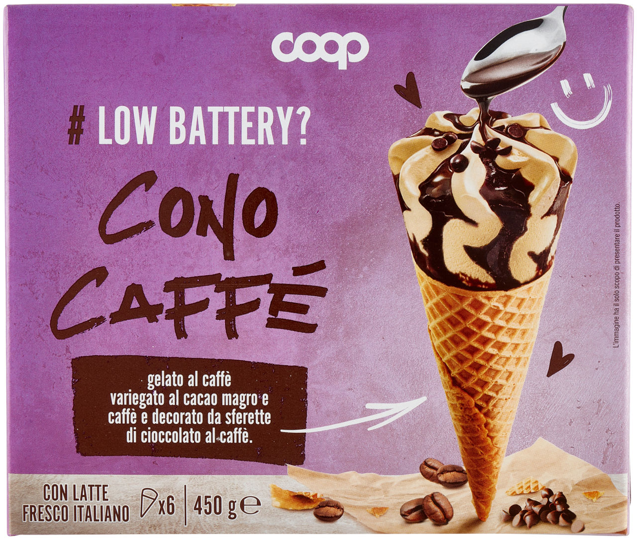 Cono caffe' coop g75x6pz g 450