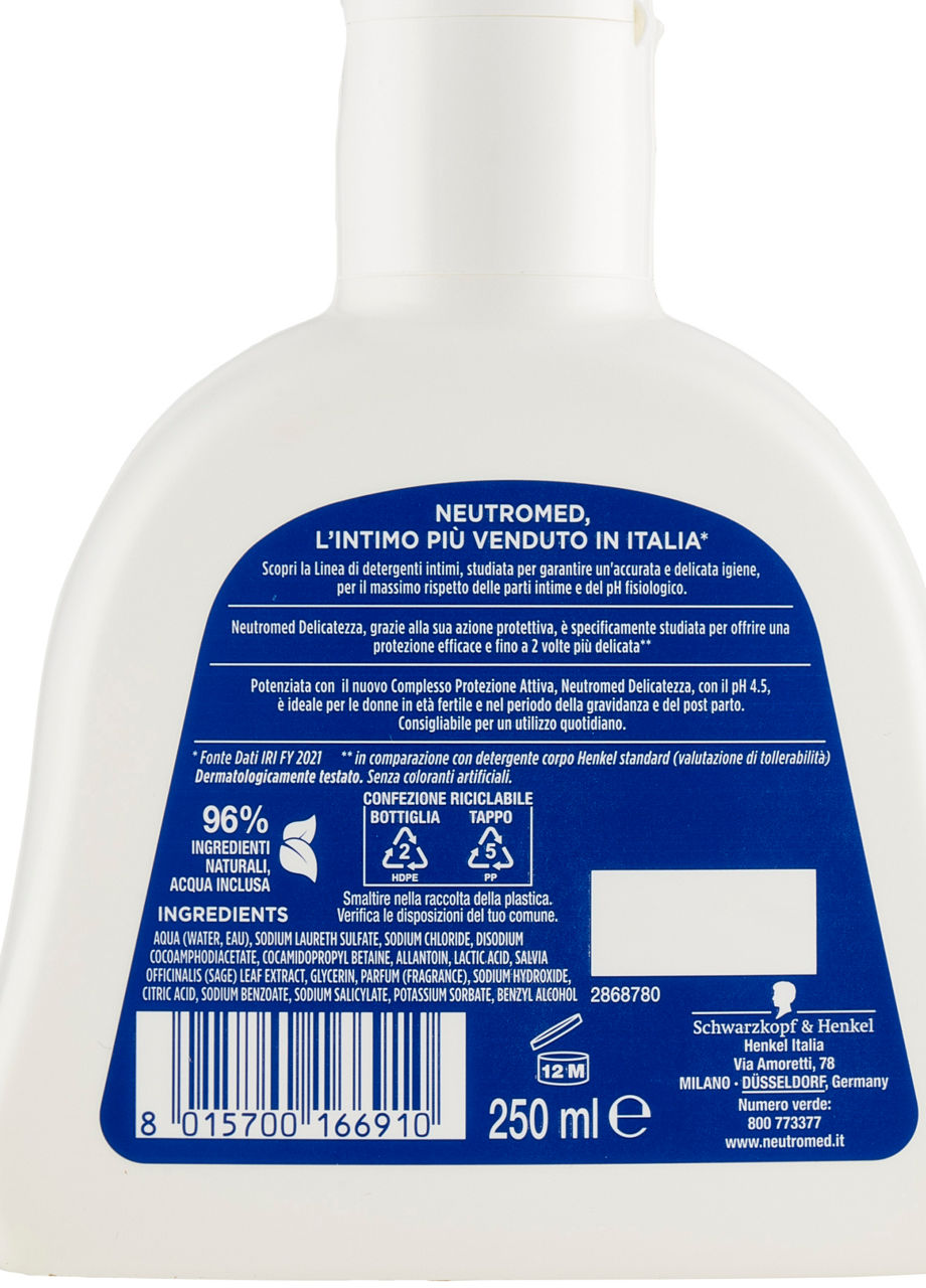 DETERGENTE INTIMO NEUTROMED DELICATEZZA ML 250 - Immagine 41