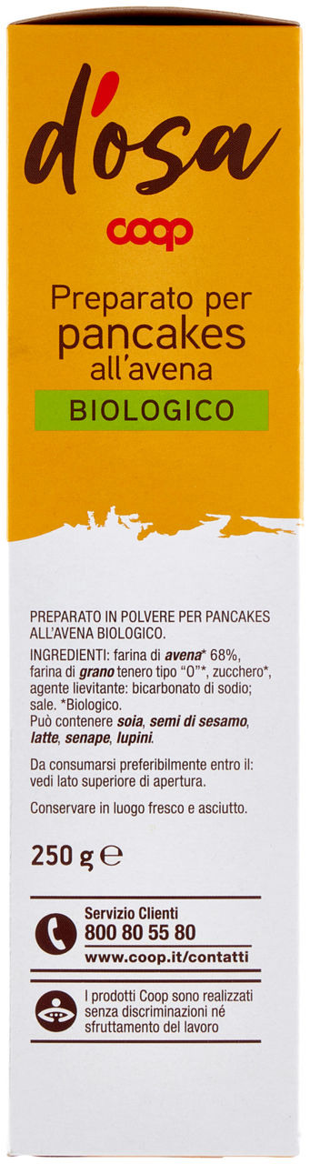 Preparato per pancakes all'avena bio 250 gr - Immagine 31