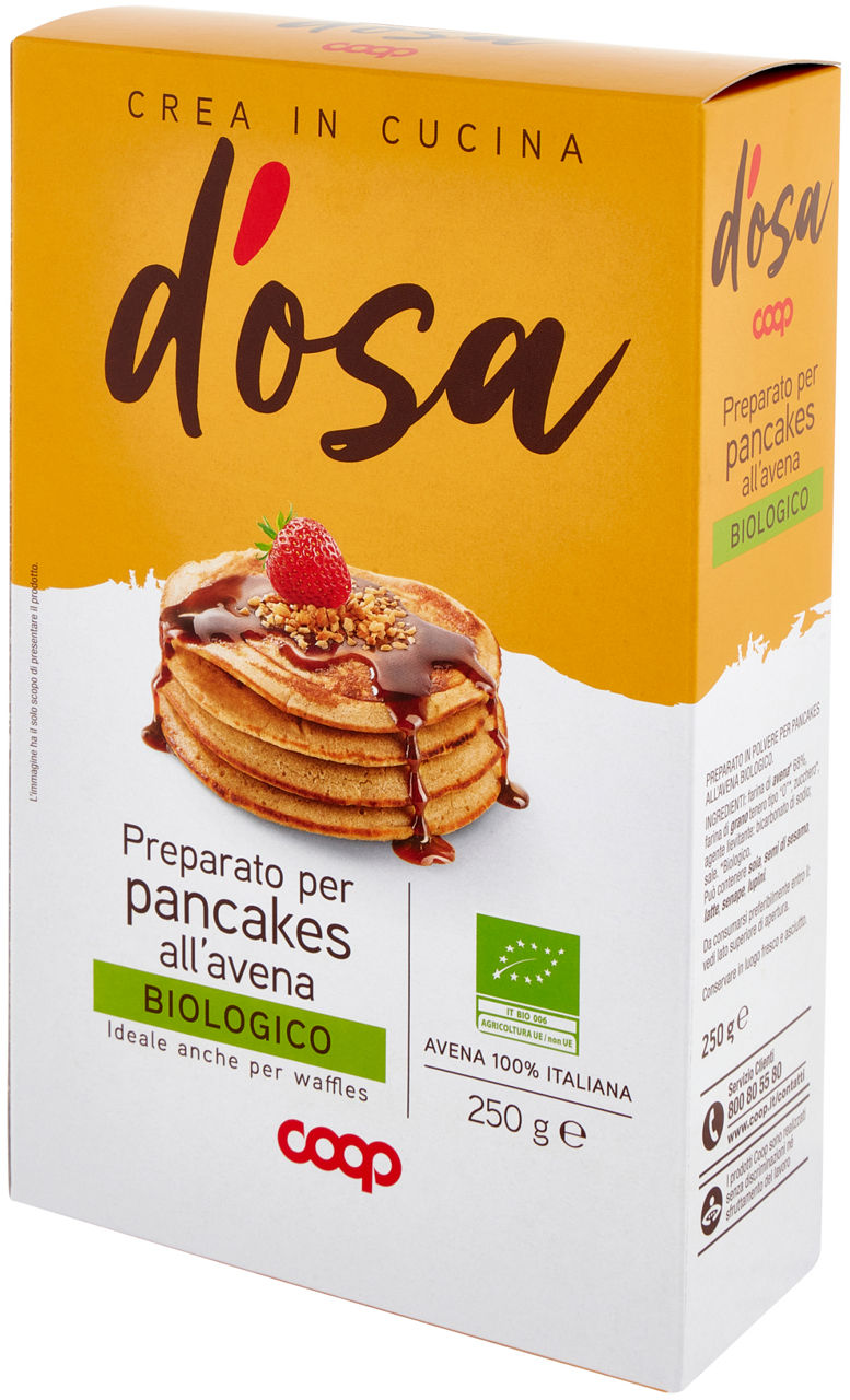 Preparato per pancakes all'avena bio 250 gr - Immagine 61