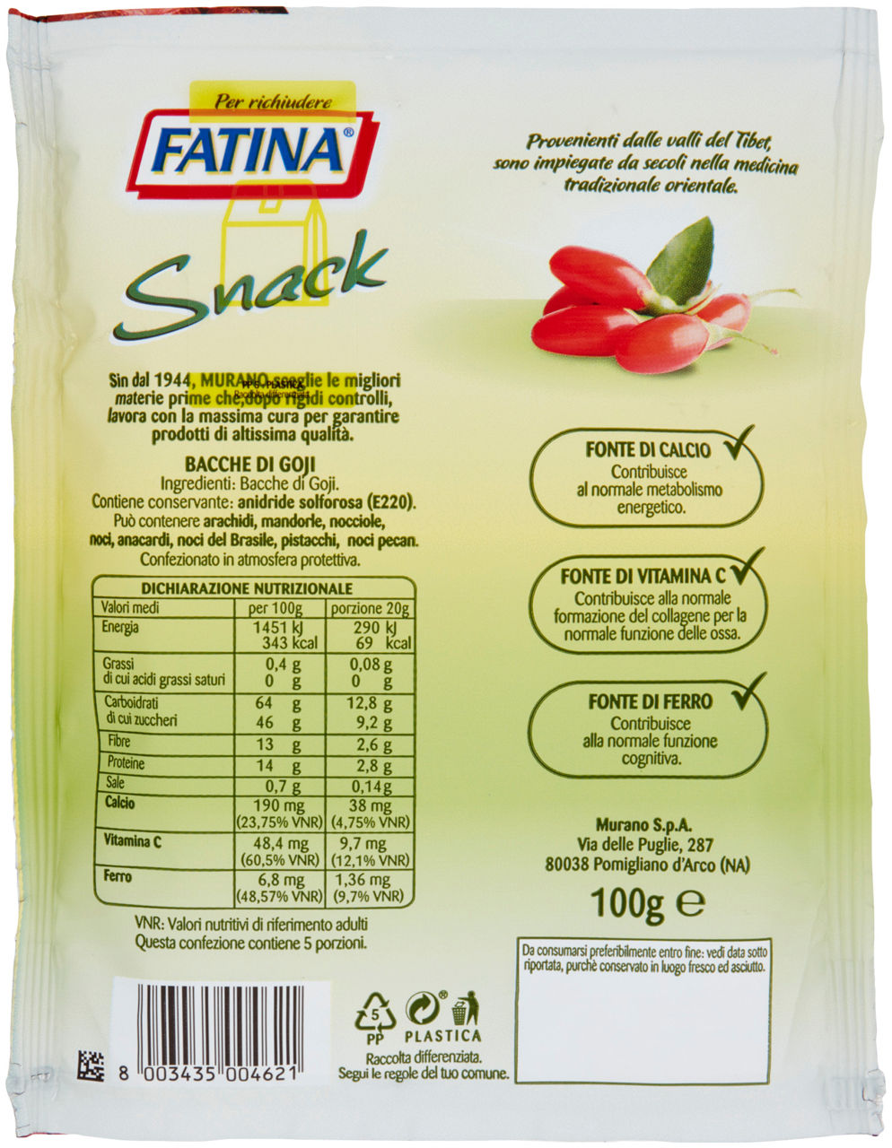 Bacche di goji 100 gr - Immagine 21