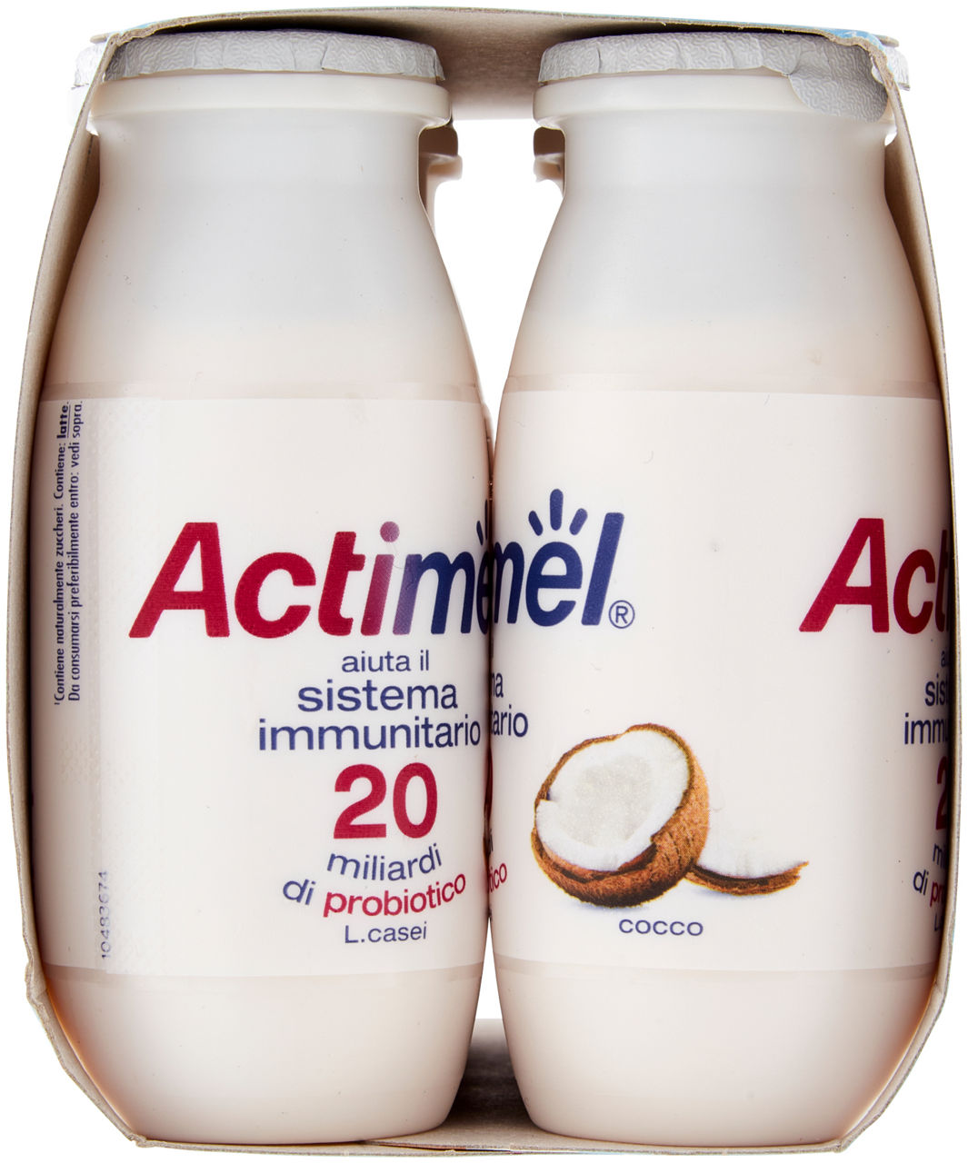 Probiotico da bere zero grassi al cocco 6 pz da 100 gr - Immagine 61